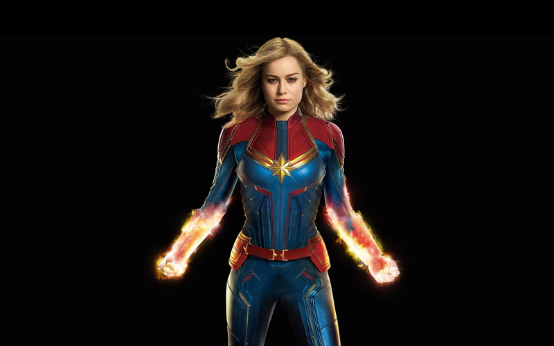 portrait, three quarter length, captain, women, fire - natural phenomenon, adult, looking at camera, front view, marvel, fire, brie, burning, one person