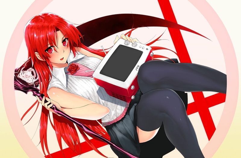 young adult, anime, young women, beauty, lifestyles, 720P, Lisara Restall, beautiful woman, technology, real people, three quarter length, red, hairstyle