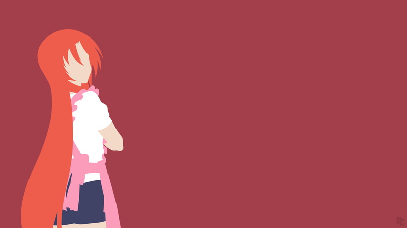 waist up, emotion, H Ga Dekinai, studio shot, side view, anime girls, anime, human body part, colored background, representation, adult, Dakara Boku Wa