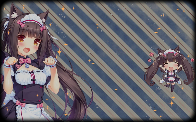 art and craft, maid outfit, day, no people, female likeness, anime girls, absence, human representation, craft, still life, Neko Para, Chocolat (Neko Para)