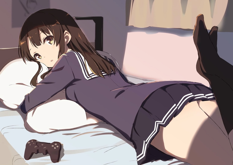 244044, skirt, 720P, katou, heroine, saenai, sodatekata, konachan, com, gochou, (comedia80), megumi, seifuku