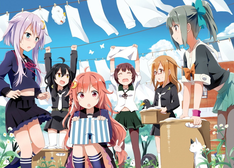 seifuku, pantyhose, mutsuki, yayoi, uzuki, comedia80, gochou, thighhighs, fairy, collection, kantai, kancolle, 720P