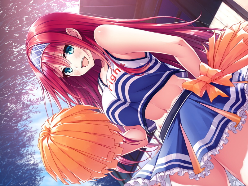 1080P, A cheerleader, Top, Girl, Skirt