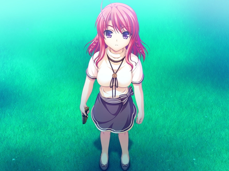 Fake azure arcology, beautiful woman, 720P, looking at camera, lifestyles, front view, one person, long hair, Girl, shorts, beauty, high angle view, fashion