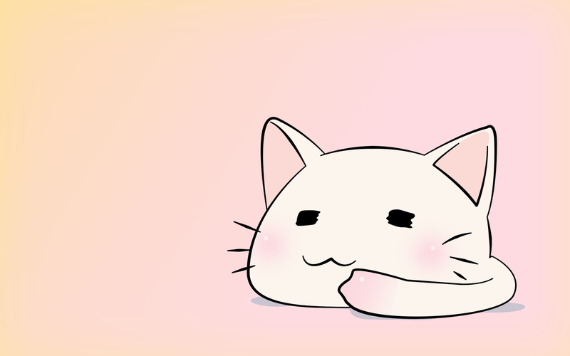 com, lucky, polychromatic, gradient, nobody, vector, animal, 244965, 2K, cat, star, konachan