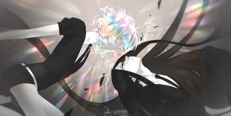 bort, com, 258238, rouka, kuni, kuni), konachan, anthropomorphism, signed, 2K, houseki, polychromatic, (houseki, hutagi, diamond
