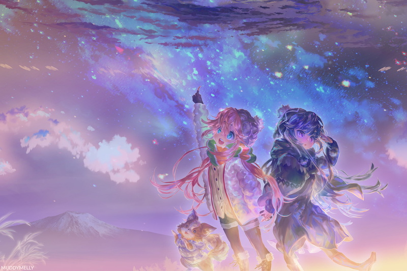 Laid-Back Camp, Nadeshiko Kagamihara, Anime, 1080P, Rin Shima