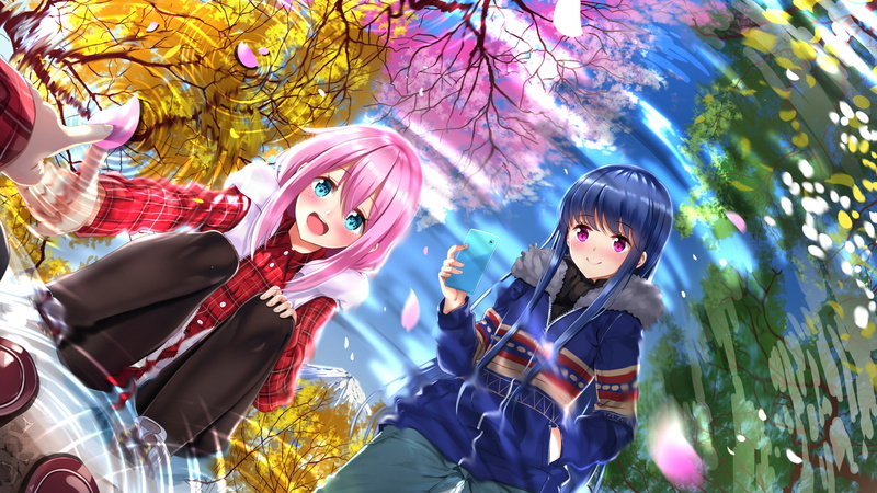 Rin Shima, 1080P, Laid-Back Camp, Nadeshiko Kagamihara, Anime