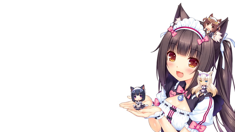copy space, lifestyles, chocola, women, 1080P, minazuki shigure, horse, domestic, obscured face, one person, mammal, animal ears, visual novel, art and craft