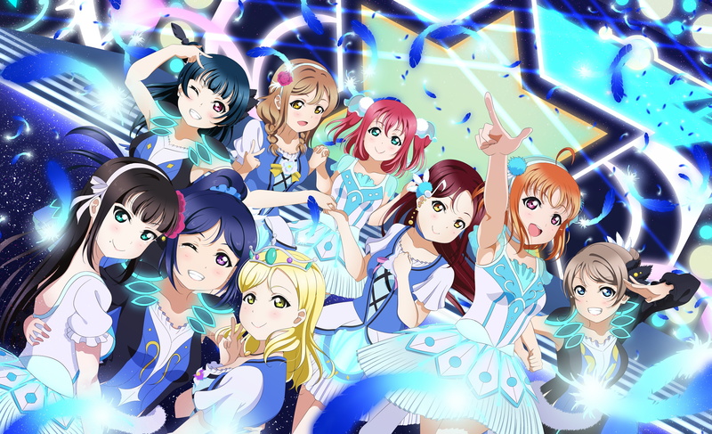 Yoshiko Tsushima, Hanamaru Kunikida, Mari Ohara, Love Live! Sunshine!!, You Watanabe, Riko Sakurauchi, Ruby Kurosawa, Anime, Chika Takami, Kanan Matsuura