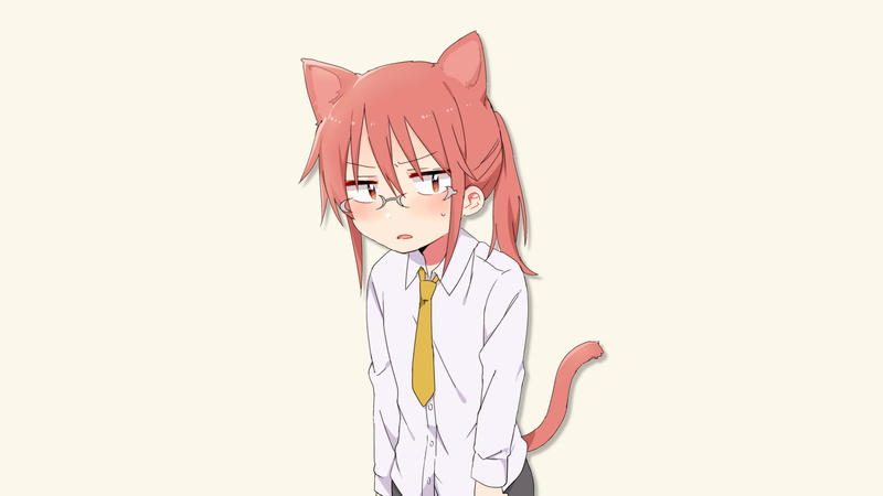 wall - building feature, cut out, Kobayashi-san Chi no Maid Dragon, simple background, animal themes, indoors, looking at viewer, animal wildlife, 4K
