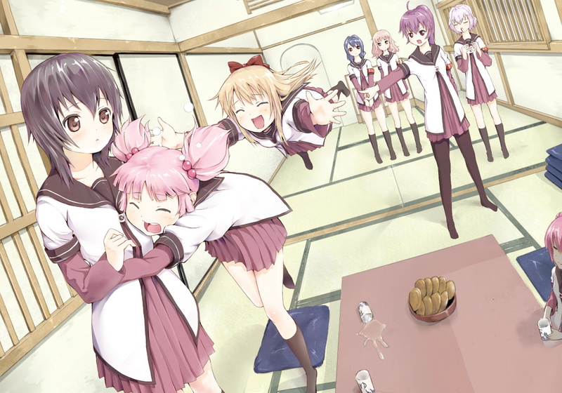 Akari Akaza, 1080P, Sakurako Ōmuro, Yuru Yuri, Anime, Himawari Furutani, Chinatsu Yoshikawa, Kyōko Toshinō, Chitose Ikeda, Ayano Sugiura, Yui Funami