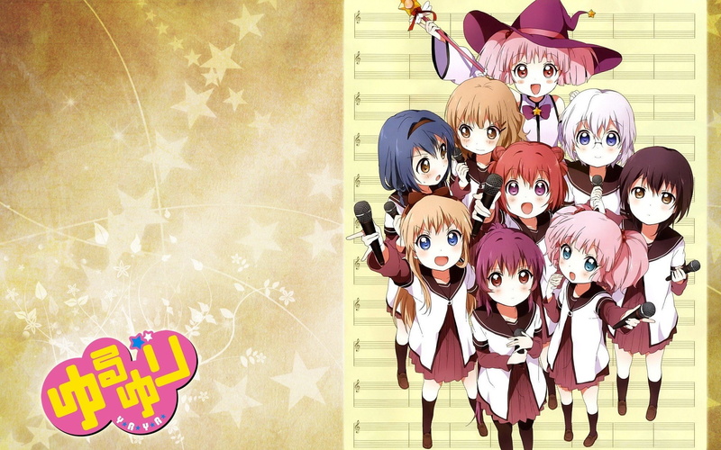 Oomuro Sakurako, Furutani Himawari, Yuru Yuri, 1080P, Akaza Akari, Yoshikawa Chinatsu, Kyoko Toshino, Sugiura Ayano, Ikeda Chitose, Funami Yui