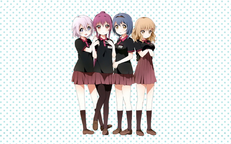 namori, oomuro, sugiura, yuru, sakurako, furutani, ikeda, chitose, himawari, 1080P, ayano, yuri