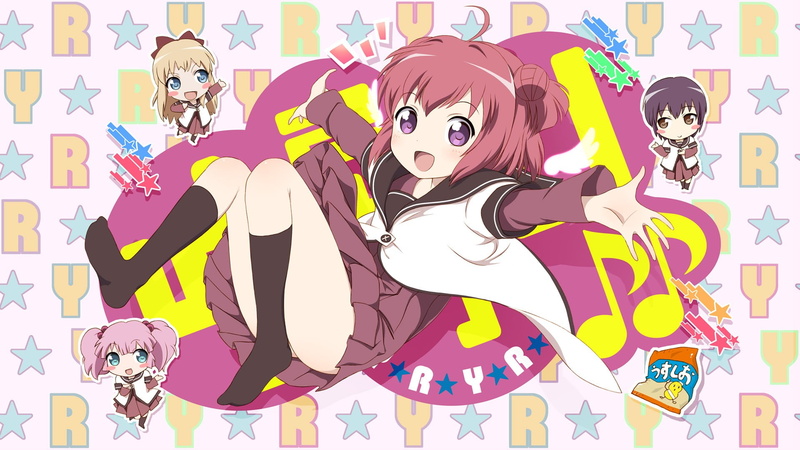 celebration, Yuru Yuri, dancing, 1080P, adult, mammal, representation, Yoshikawa Chinatsu, arts culture and entertainment, front view, domestic animals