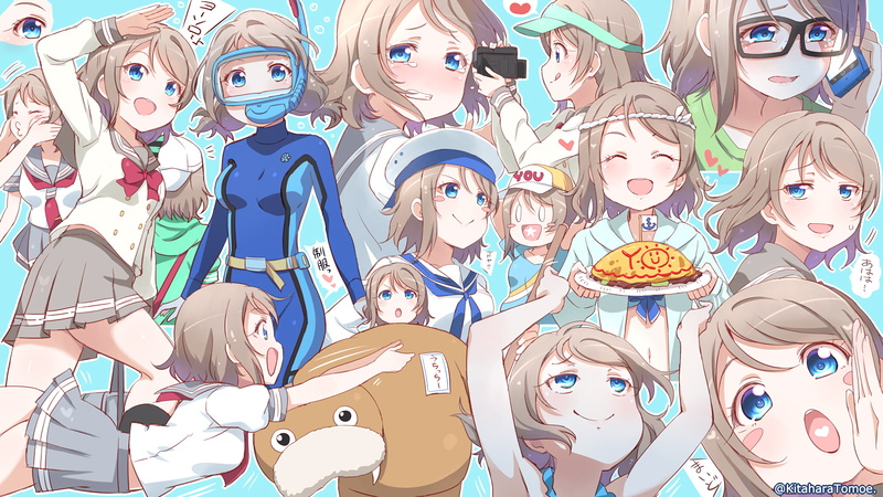 Kitahara Tomoe, Love Live!, 1080P, anime girls
