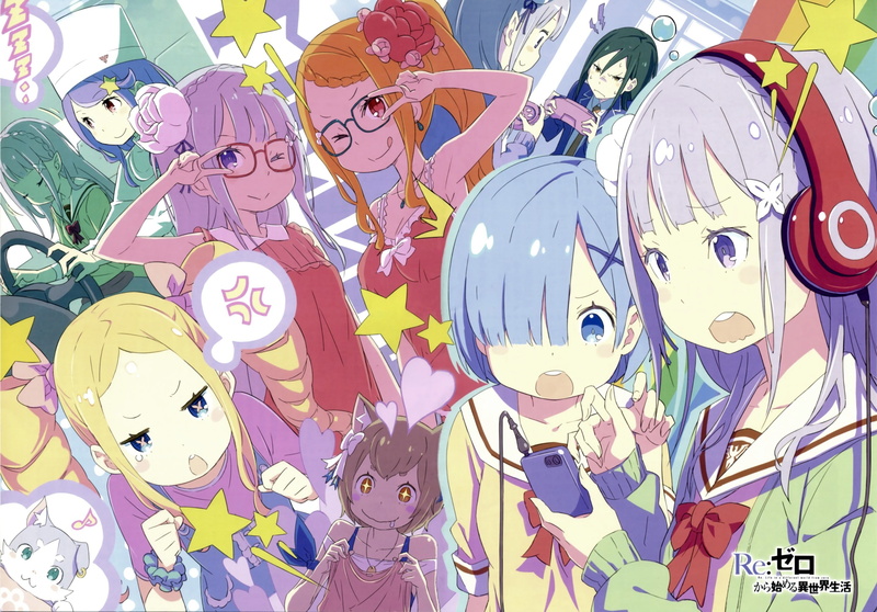 Priscilla Barielle (Re: Zero), Re: Zero Kara Hajimeru Isekai Seikatsu, Beatrice (Re: Zero), Emilia (Re: Zero), Rem (Re: Zero), 2K, Crusch Karsten (Re: Zero)