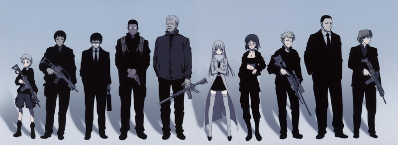 dualscreen, 2K, weapon, gun, suzuri, eyepatch, jormungand