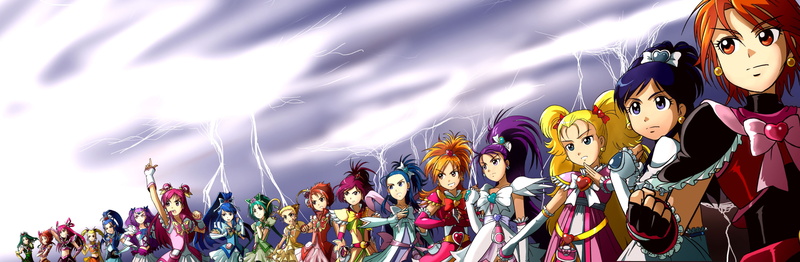 mishou, rouge, dark, dualscreen, bloom, egret, 2K, cure, rose, milky, mai, white, aqua, mint, dream, black