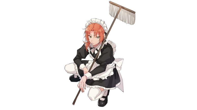 1080P, Ensemble Stars, Anime, Leo Tsukinaga, Maid