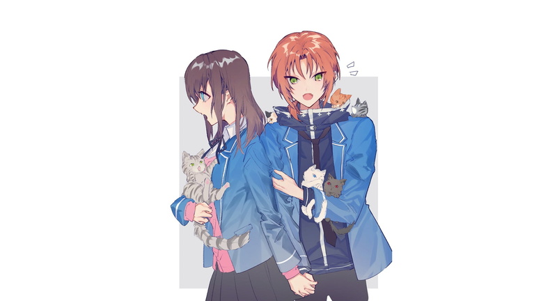 Anime, Ensemble Stars, Anzu (Ensemble Stars!), Leo Tsukinaga, 1080P