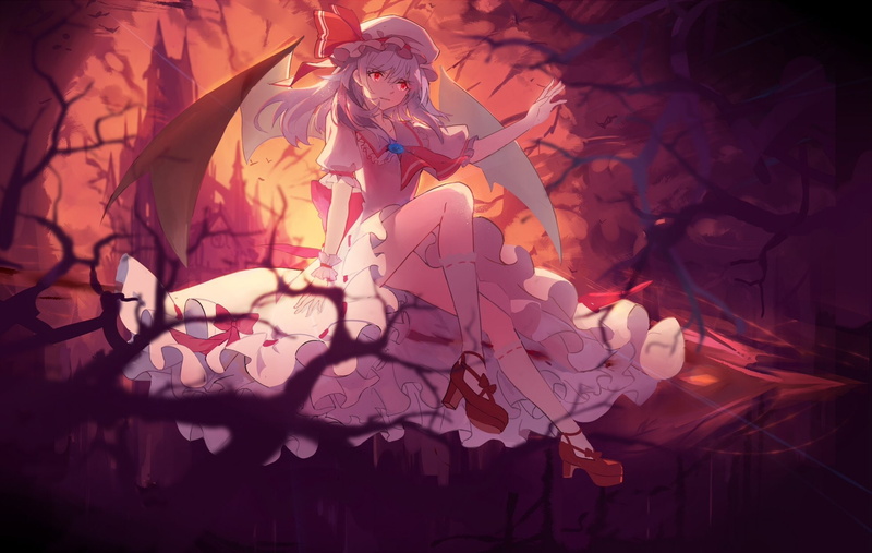 touhou, vampire, remilia, 1080P, you, scarlet, haraguroi