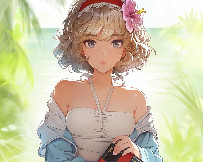 (matsukichi), short, com, cropped, headband, breasts, hair, flowers, 242402, touhou, blue, alice, 720P, matsuda, konachan, eyes, blonde, waifu2x, book