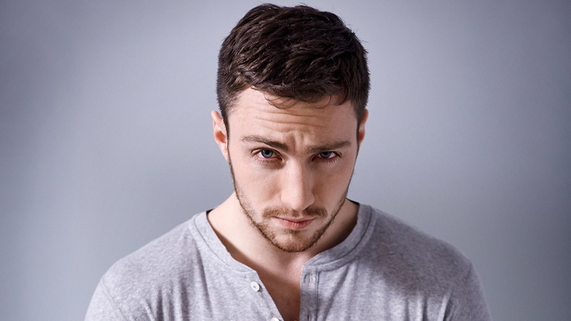 one Young Man Only, uncertainty, male Beauty, beautiful, gray background, aaron, confidence, brunette, 1080P, beard, looking, portrait, human Face, young Adult