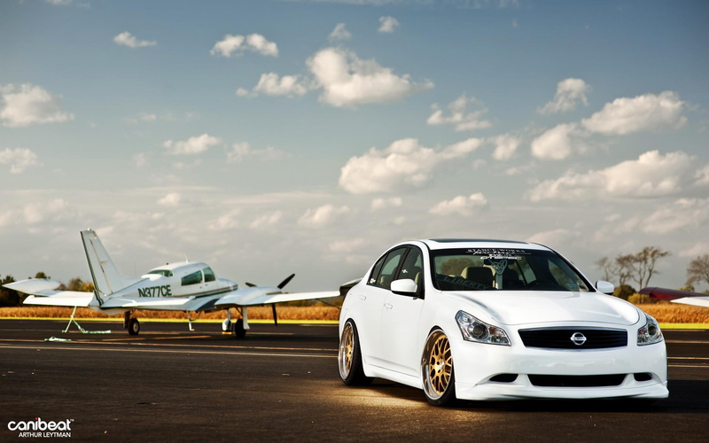 white, cars, nissan, car, g, 1080P
