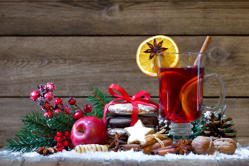 cinnamon, mulled wine, tea, orange, New Year, nuts, 5K, punch, decoration, merry christmas, cookies, Apple, Christmas, wine