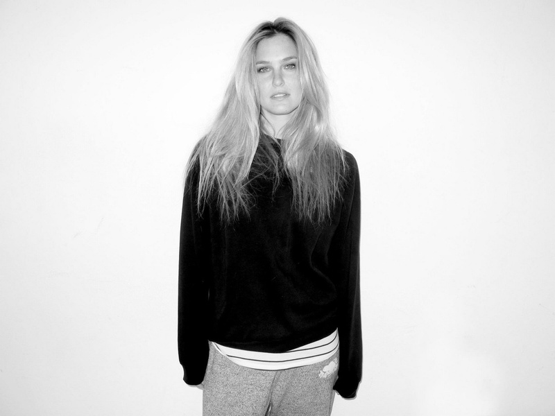 Bar Refaeli, women, monochrome, model, 1080P