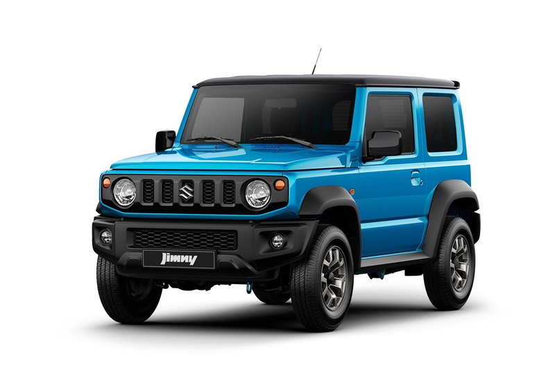 suzuki, 720P, motor vehicle, jimny, small, cut out, transportation, off-road vehicle, indoors, travel, blue, wheel, land vehicle, white background, 4x4