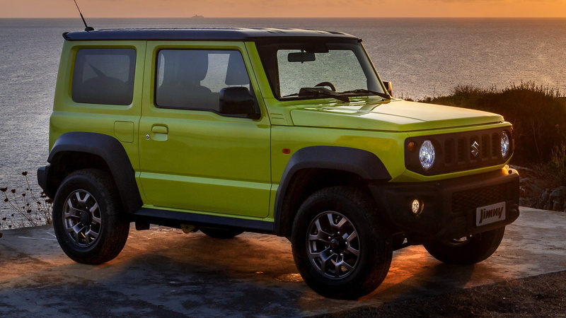 Green Car, Suzuki, Off-Road, 1080P, Car, Suzuki Jimny