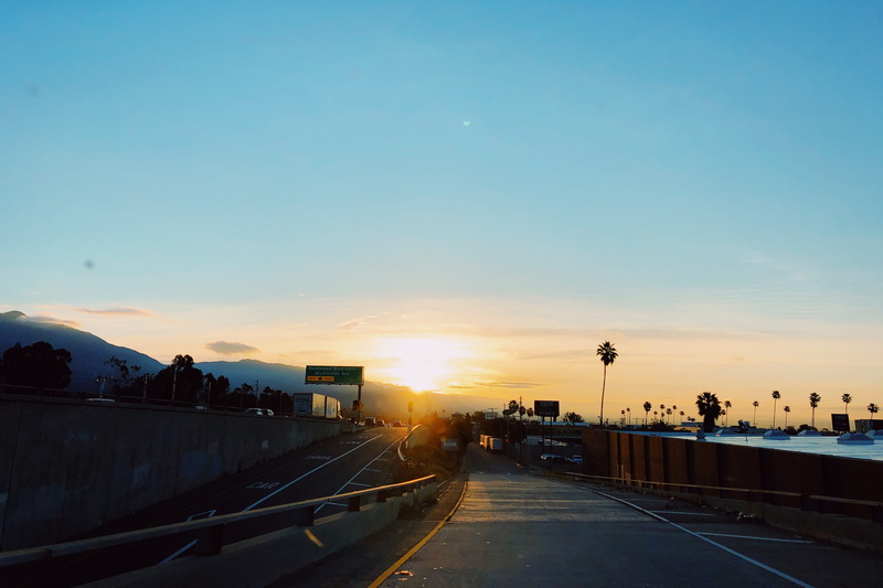 highway, dusk, direction, nature, tarmac, motor vehicle, road, sunlight, transportation, asphalt, built structure, morning, flare, the way forward, 3405 e colorado blvd