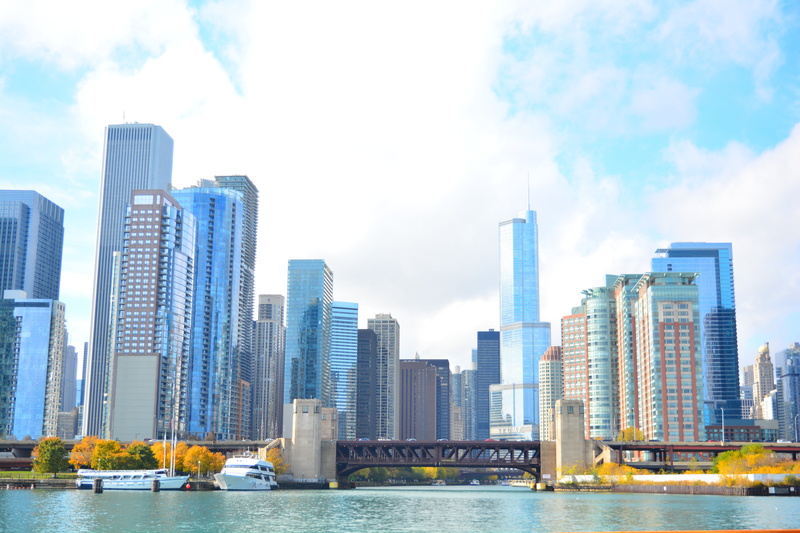 buildings, building, travel, urban, district, nautical vessel, daylight, transportation, financial district, city, skyscraper, downtown, business, modern