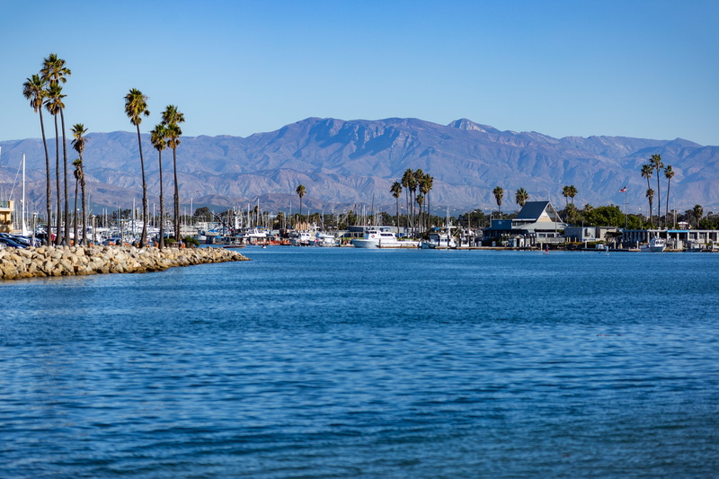 coast, yachts, sky, harbor, built structure, Channel Islands Harbor, city, travel destinations, luxury, sea, waterfront, blue, architecture, scenics - nature