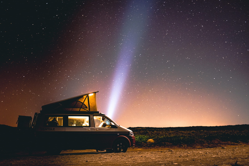 outdoor, space and astronomy, motor home, space, milky way, beauty in nature, nighttime, motor vehicle, architecture, shelter, tire, car wheel, star - space