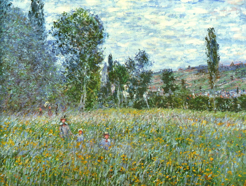 Claude Monet, 1080P, landscape, Meadow, nature, picture