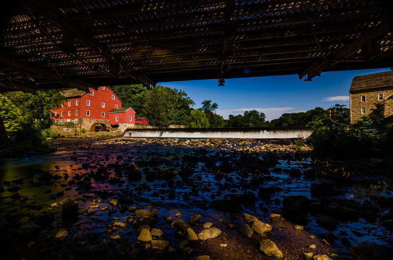 history, no people, nature, rocks, architecture, building exterior, day, sky, clinton, trees, building, outdoors, plant, waterfront, tree, united states