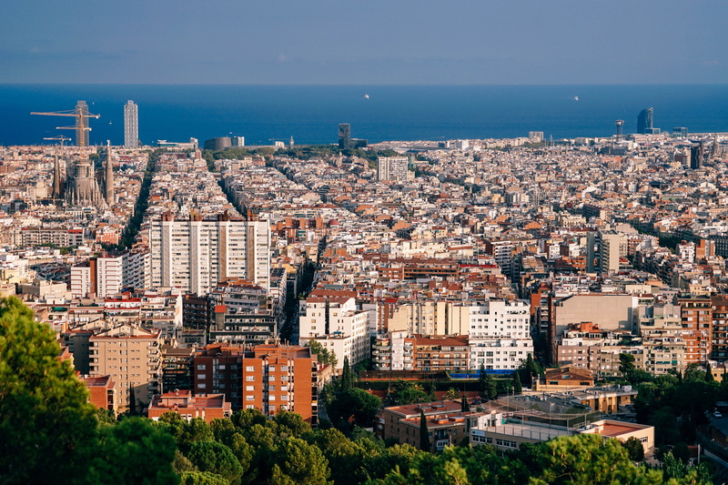 no people, aerial View, architecture, capital Cities, skyscraper, urban Scene, water, ocean, urban Skyline, view, office building exterior, sky, horizon