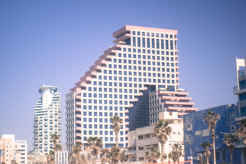 skyscraper, grid, tel aviv-yafo, cityscape, office building exterior, building, tel aviv, day, city, architecture, low angle view, apartment, residential district