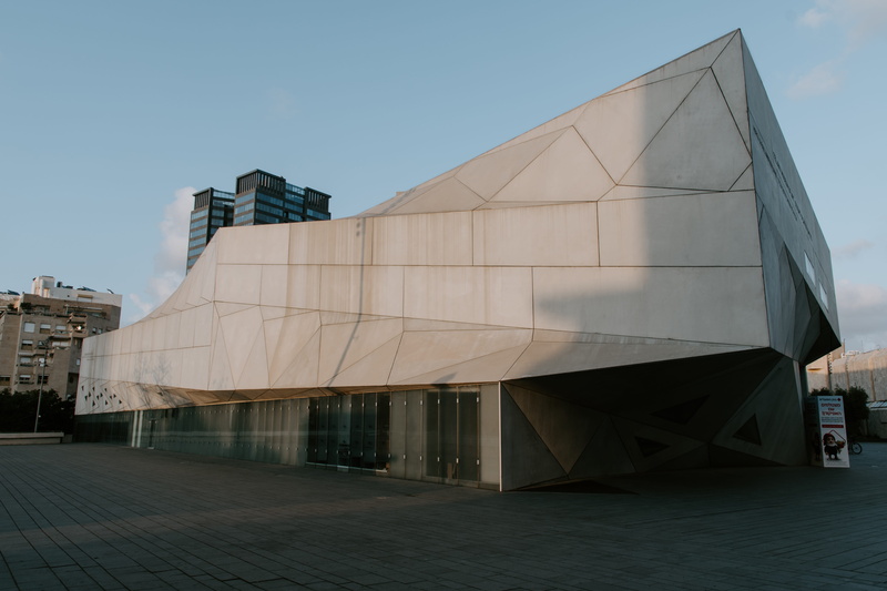 office building, convention center, evening, marble, tourism, day, outdoors, museum, clear sky, built structure, concrete, city, landmark, arts culture and entertainment