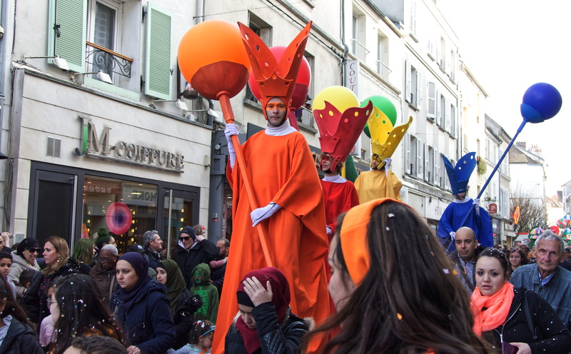 street, group of people, parade, lagny-sur-marne, carnival - celebration event, city, mascot, women, adult, city life, helmet, 4K, architecture, france