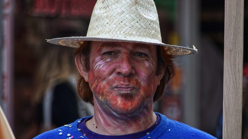 beard, men, lagny-sur-marne, person, sun hat, 6 rue du chemin de fer, carnaval, portrait, human, close-up, hat, focus on foreground, human face, front view
