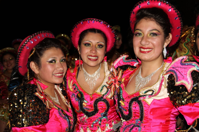 togetherness, puno, indoors, culture, candelaria, adult, portrait, young women, girls, people, emotion, traditional, night, 5K, carnaval, festival, looking at camera