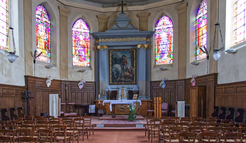 spirituality, empty, no people, cathedral, flooring, human, day, apse, travel destinations, person, church, 5K, representation, religion, furniture, mural