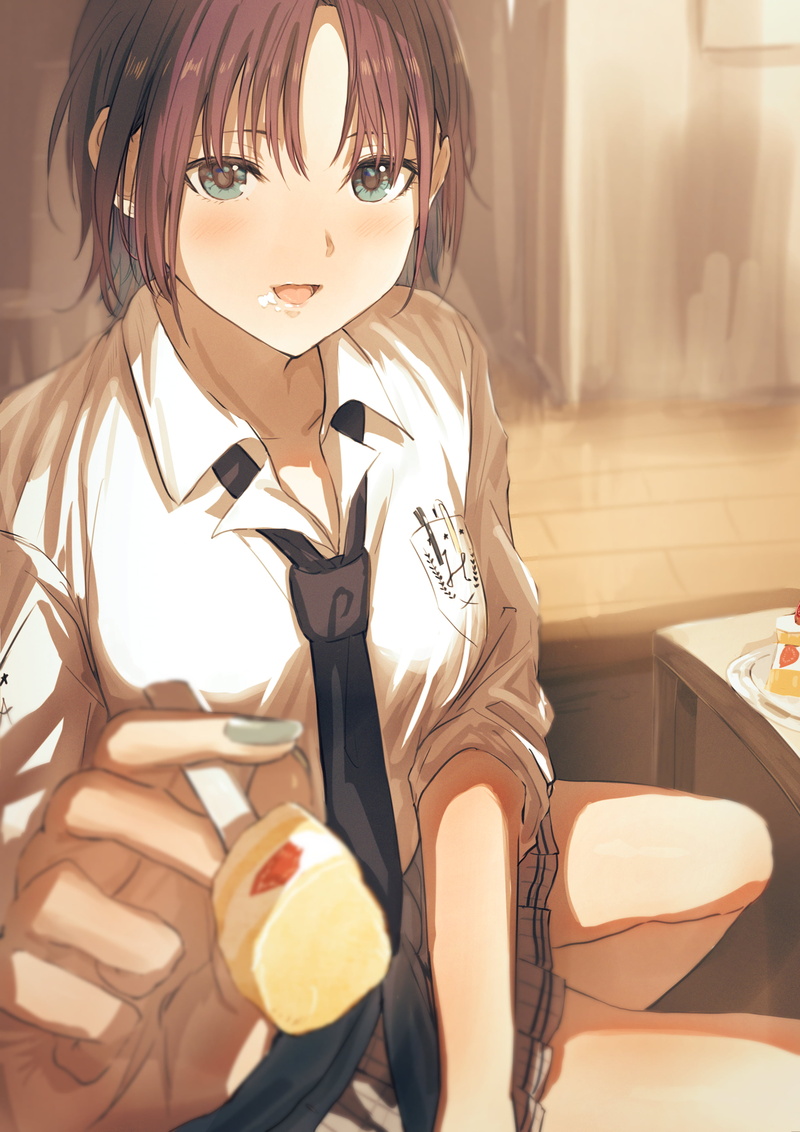 anime, Toru Asakura, 2K, anime girls, Misaki Nonaka, vertical, short hair, The Idolmaster: Shiny Colors