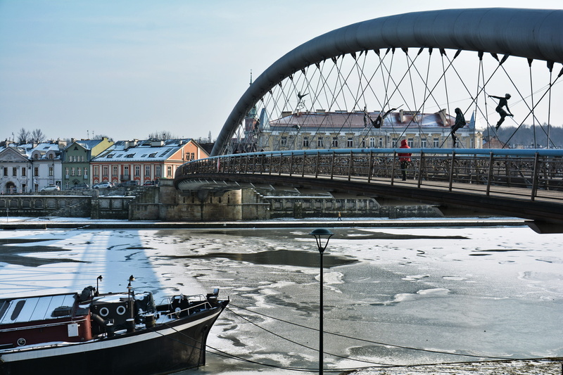 arch, landscape, connection, monuments, malopolska, bridge - man made structure, vistula, transportation, 5K, day, travel, wisla, sky, water, kazimierz