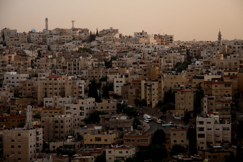 outdoors, high angle view, arabic, community, city life, Arab, crowded, building, residential district, crowd, travel destinations, sky, East, jordan, evening
