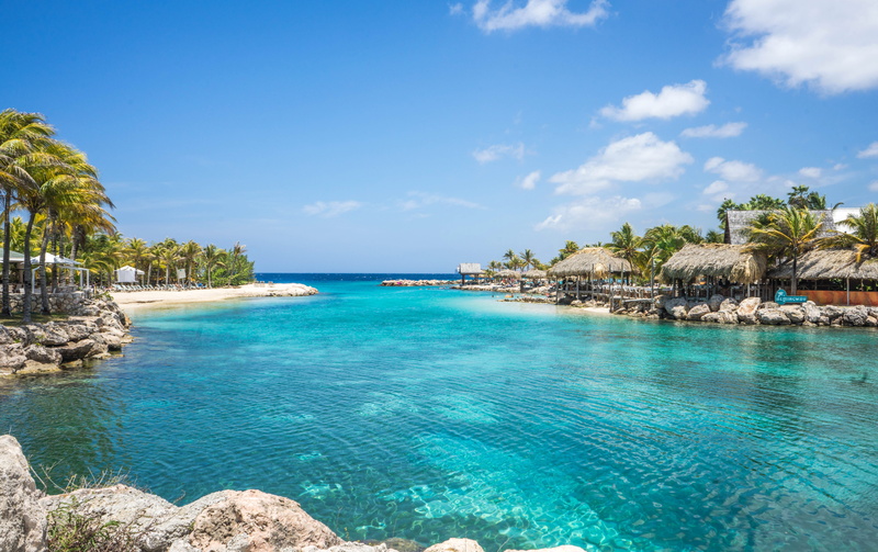Lagoon, day, tropical Climate, travel, cloud - sky, relaxation, seascape, tourism, tranquil scene, idyllic, sky, Willemstad, horizon over water, scenics - nature